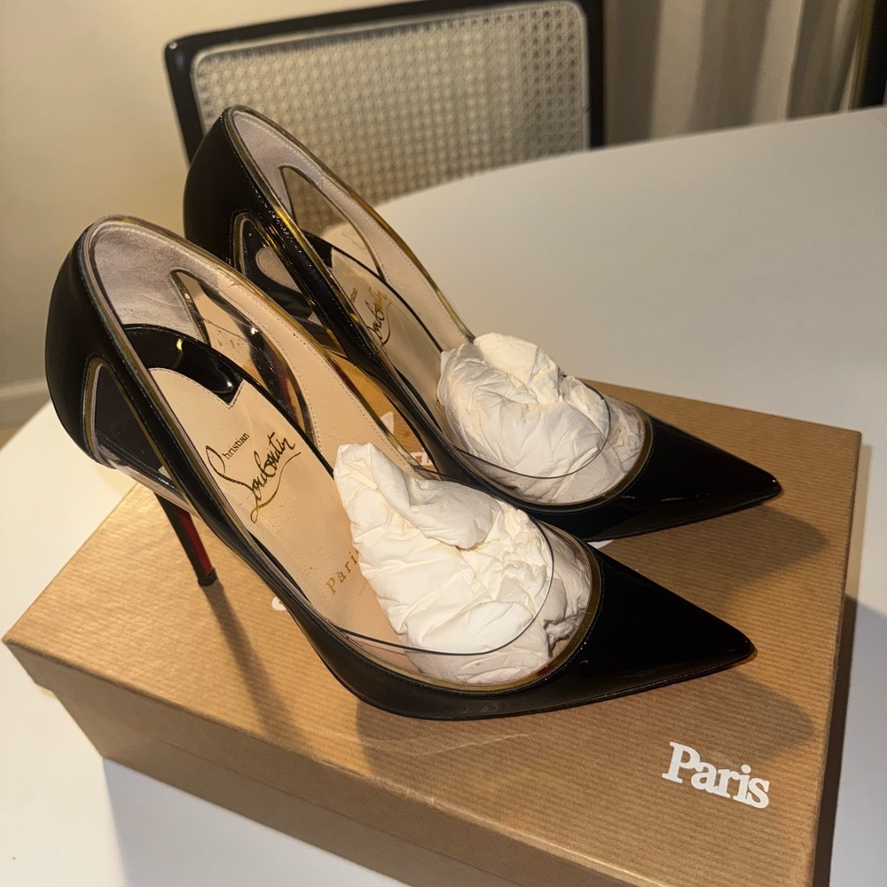Christian louboutin cosmo 554 black size 36 women’s 6